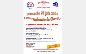 ROUTE RALLYE D'ETE CHEVILLY LARUE