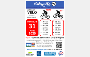 Rando Créçoises 2025 CRECY LA CHAPELLE