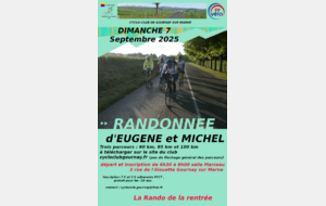 La randonnée d’Eugène et Michel 2025 GOURNAY SUR MARNE