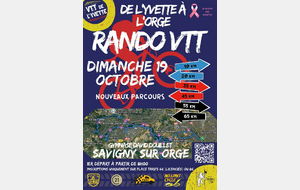 RANDO VTT DE L'YVETTE A L'ORGE