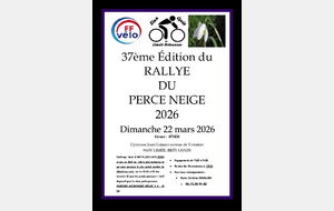 ROUTE 37 EME RALLYE DU PERCE-NEIGE LIMEIL BREVANNES