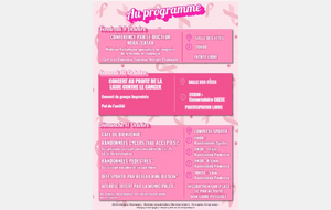 OCTOBRE ROSE Morigny Champigny